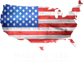 MADE IN USA of Domestic and Imported Parts