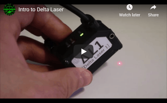 Delta Laser Position measurement more Laser Brain