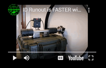 YouTube link: Measuring ID Runout with Delta Laser