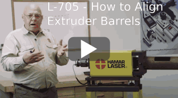 YouTube link: How to Align Extruder Barrels with L-705 Laser System by Hamar