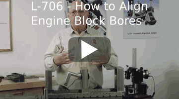 YouTube link: How to Align Engine Block Bores with L-706 Laser System by Hamar