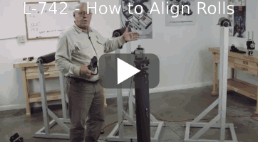 YouTube link: How to Align Rolls Parallel with L-742 Laser System by Hamar